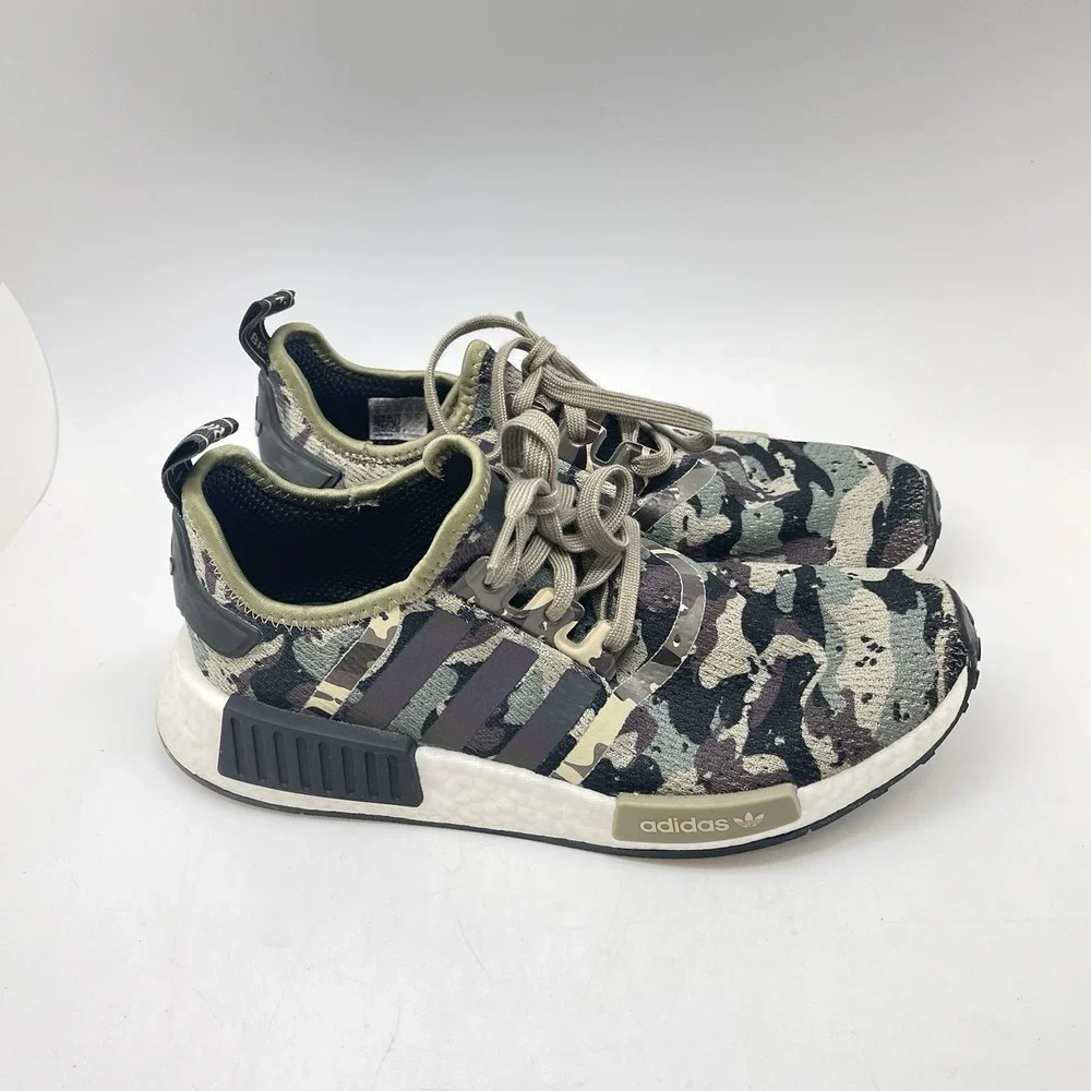 Adidas Sneakers Mens 8 NMD_R1 GV8796 Duck Camo‎ Athletic Causal Gym Shoes